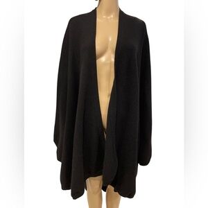 SAKS Fifth Avenue Elegant Black Women's Shawl Wrap OS